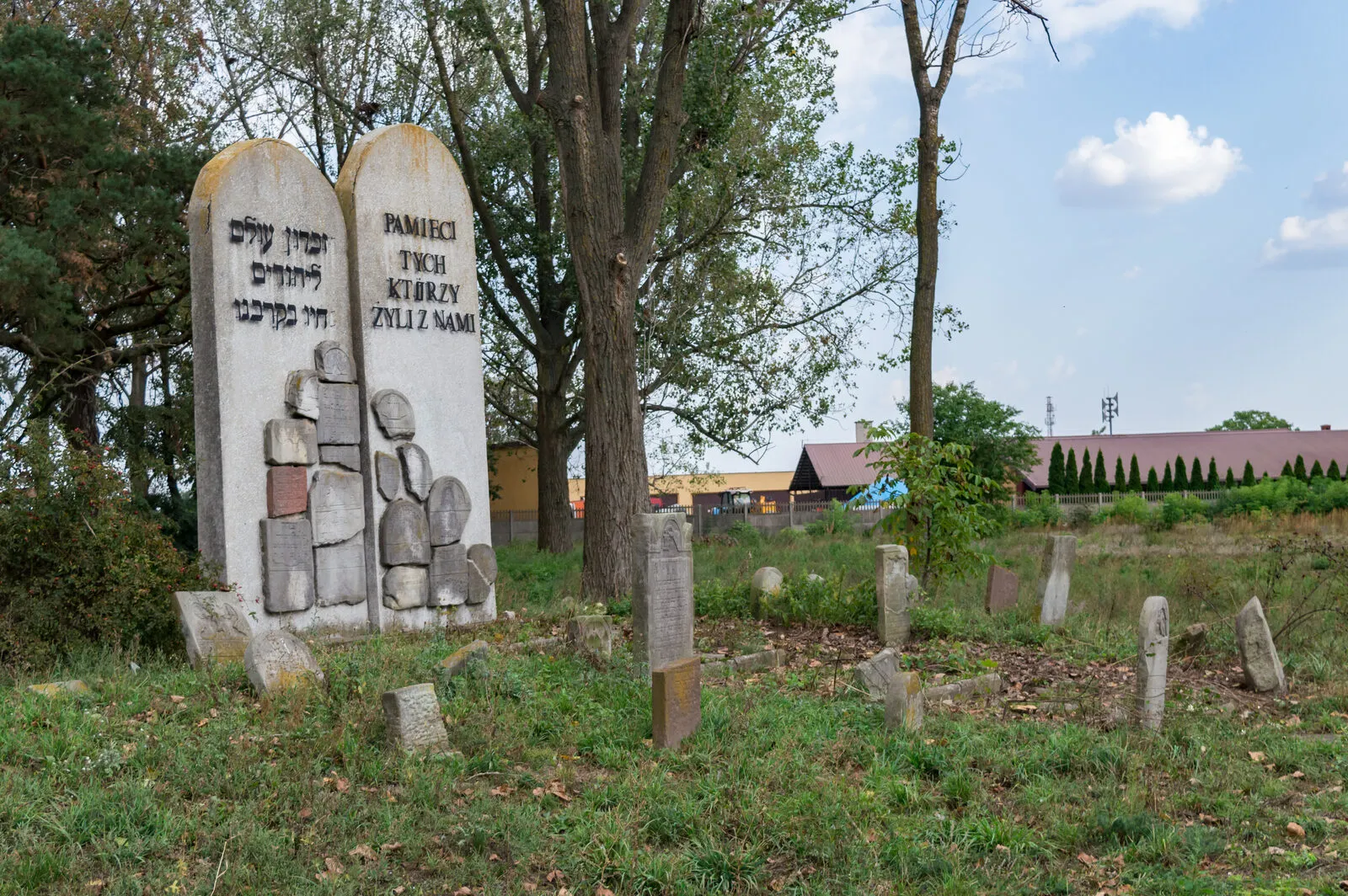 Lapidarium na cmentarzu żydowskim w Przasnyszu