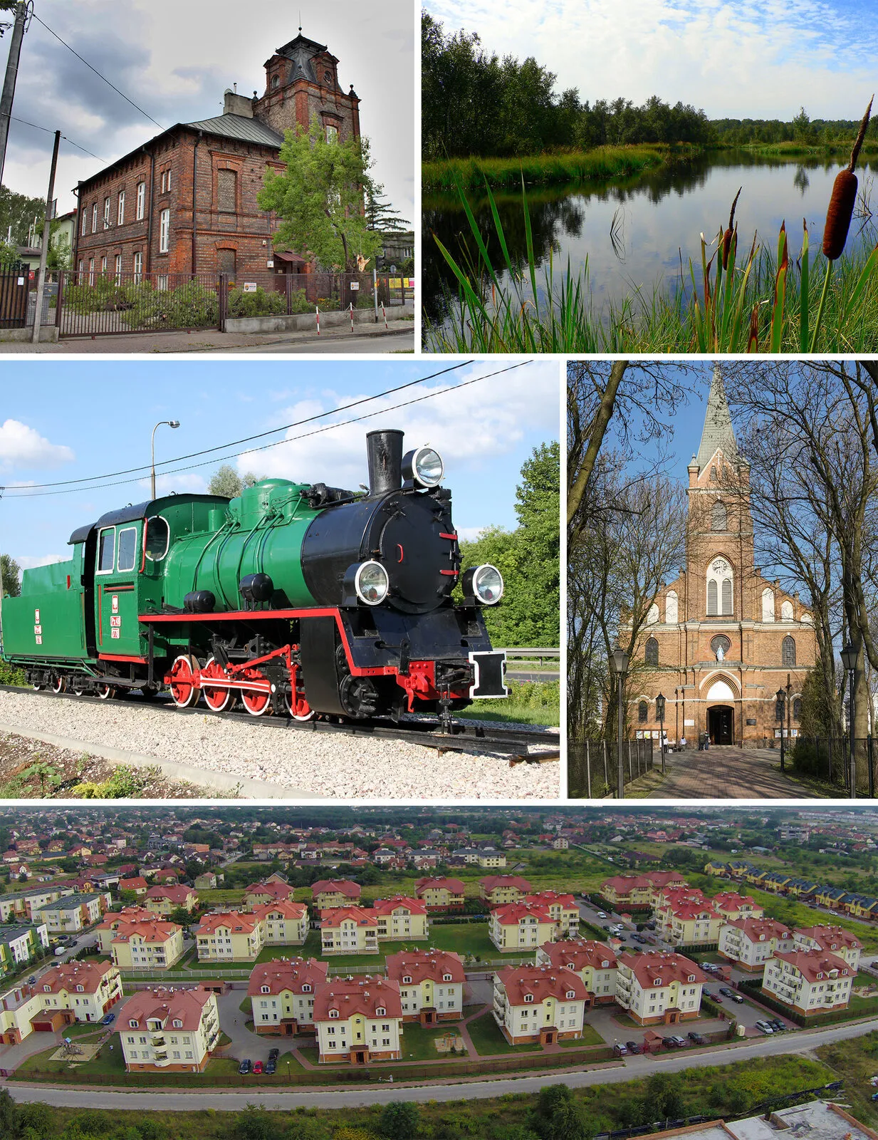 Kolaż widoków Marek