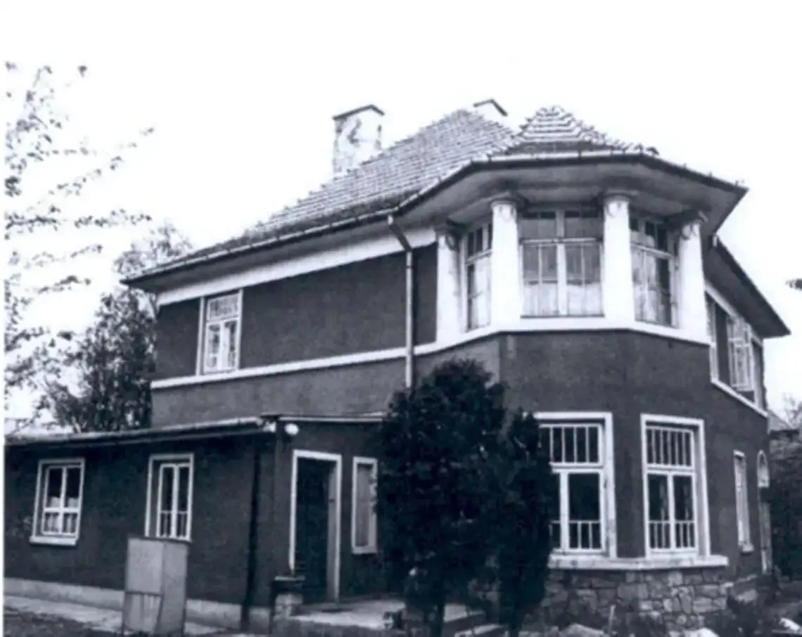 Archiwalne zdjęcie willi Alicji Mińskiej w Brwinowie