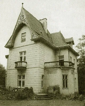 Historyczne zdjęcie willi Kniaziew w Grodzisku Mazowieckim.